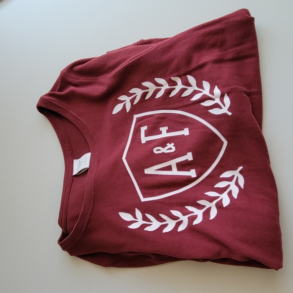 Abercrombie and Fitch burgundy sweater size small - Picture 2 of 4